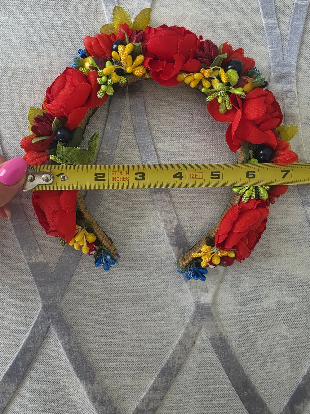 Ukrainian flower crown (vinok) headband, New
